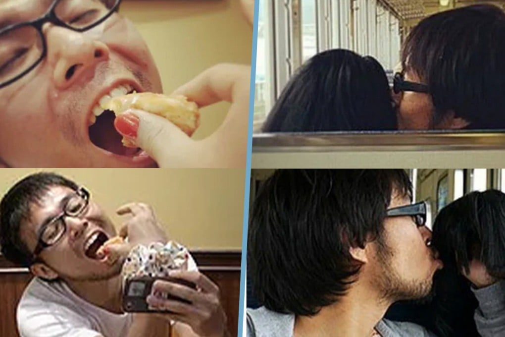 A Japanese man creates dating photos with an imaginary girlfriend, amusing social media, but some warn it may worsen loneliness. Photo: SCMP composite/QQ.com