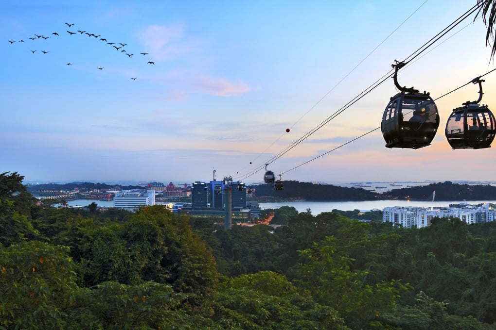 The Singapore Cable Car at Mount Faber. Photo: Getty Images