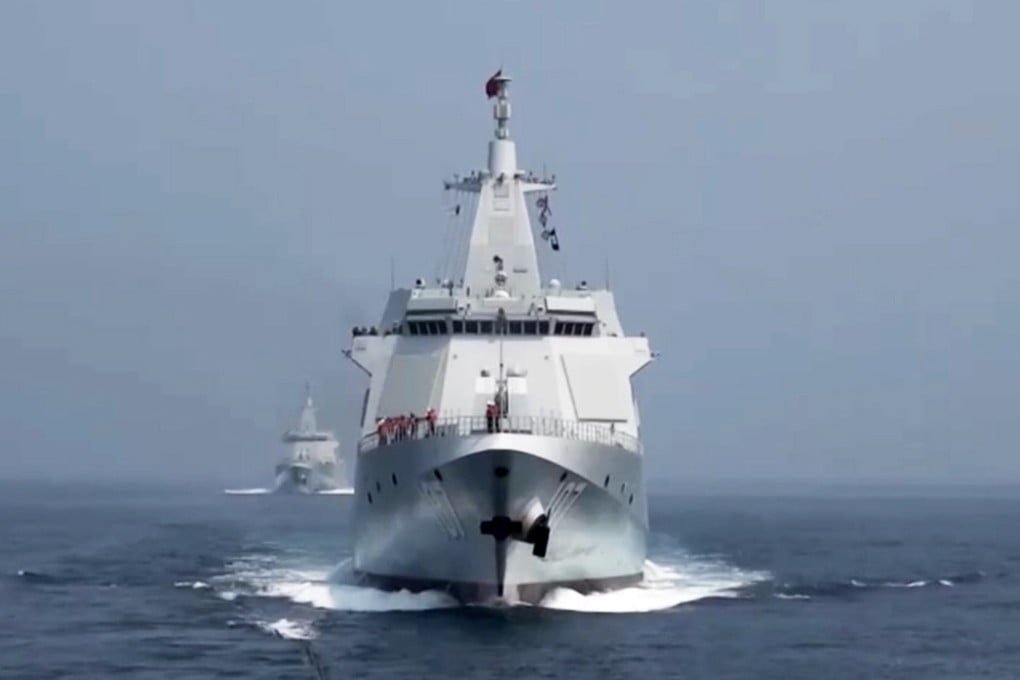 Type 055, or Renhai-class, large destroyers of the People’s Liberation Army Navy. New Zealand’s defence chief described the vessels as China’s most capable warships. Photo: CCTV