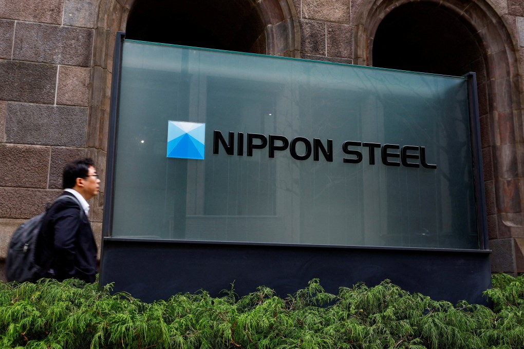 The Nippon Steel logo is displayed at the company’s headquarters in Tokyo, Japan. Photo: Reuters