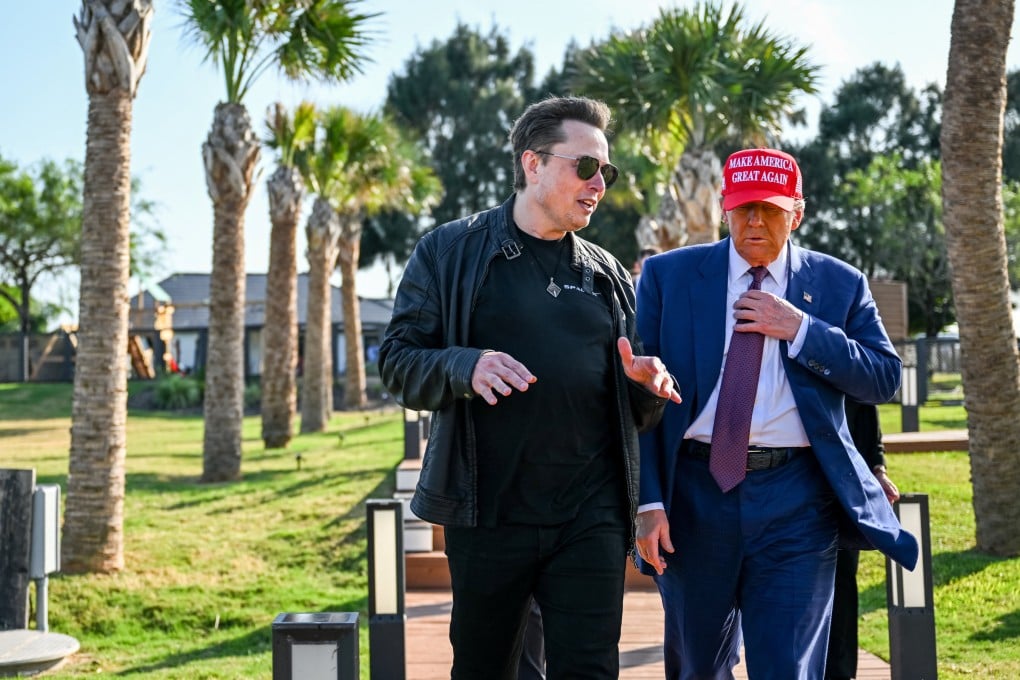 Elon Musk with US president-elect Donald Trump. Musk gave US$132 million to help Trump get elected and the Republicans win control of Congress. Political contributions nearly 2,300 years ago helped China’s first emperor assume power. Photo: Reuters/Pool