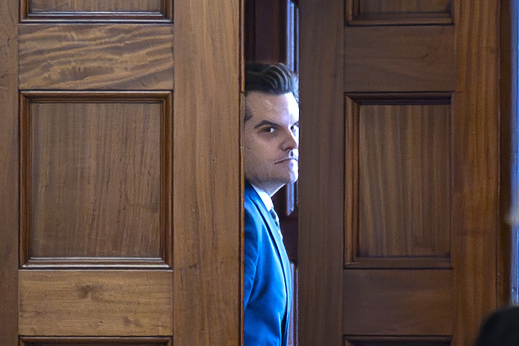 Matt Gaetz has faced sexual misconduct allegations, but denied any wrongdoing. File photo: AP