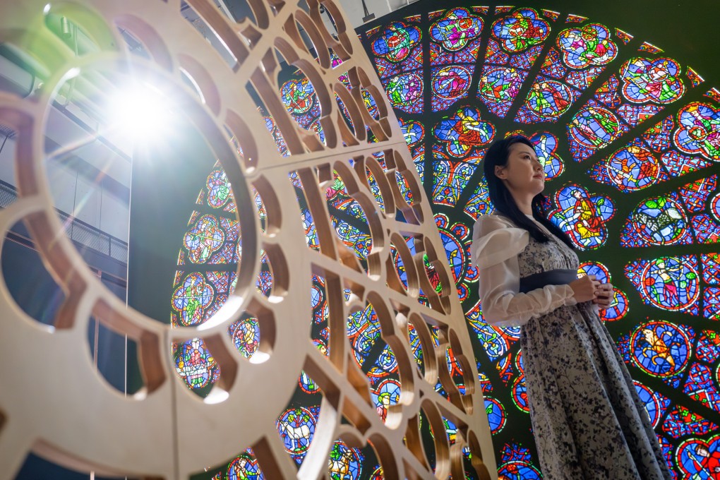 A media preview of Notre-Dame de Paris, The Augmented Exhibition, which opens to the public at West Kowloon Cultural District, Hong Kong, on December 8. Photo: Alexander Mak
