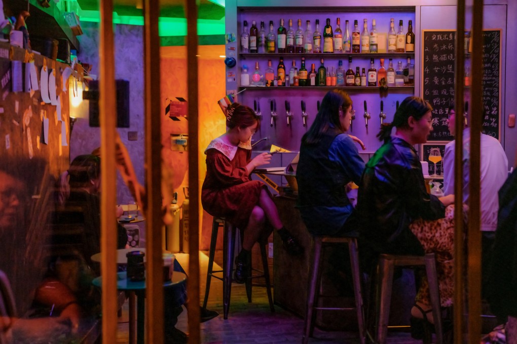 Bunker, the Shanghai bar that went viral in China this summer. Photo: Xiu Chunlei