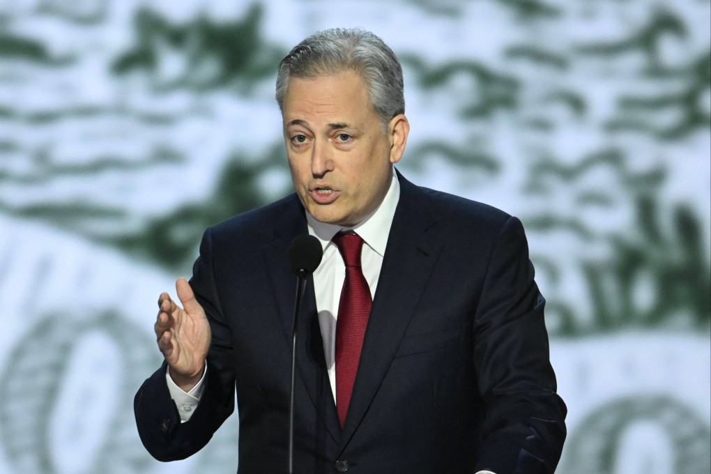 David Sacks speaks during the first day of the 2024 Republican National Convention in Milwaukee, Wisconsin, July 15, 2024. Photo: AFP