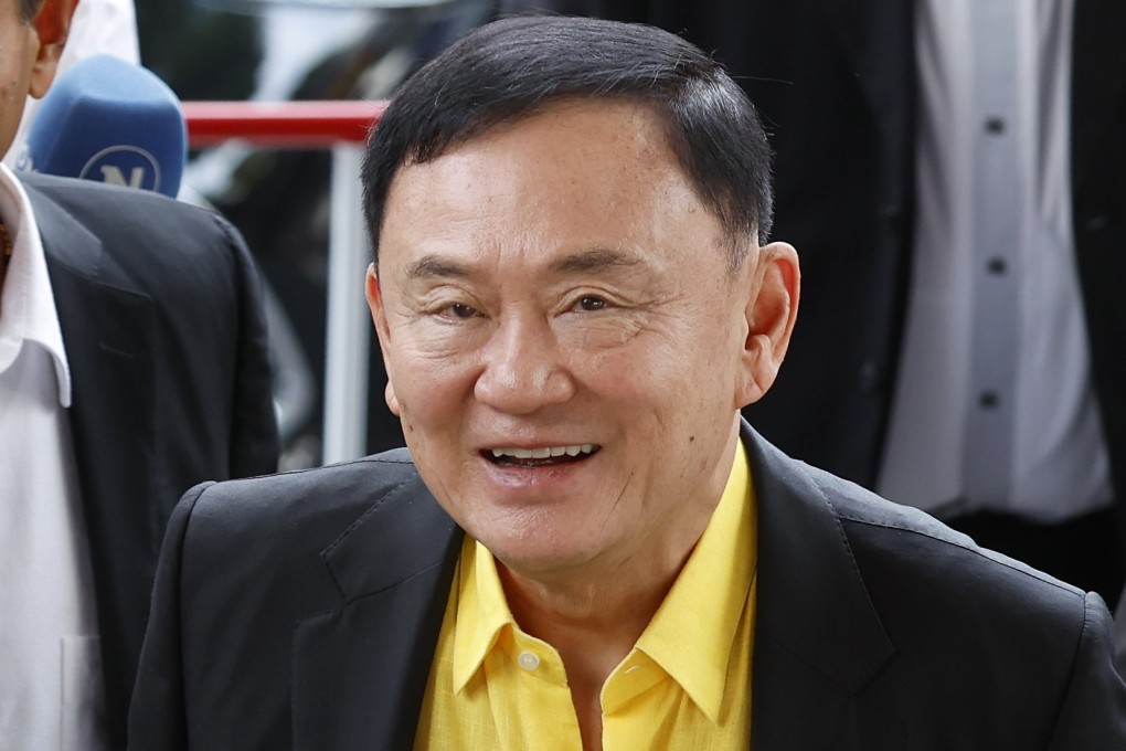 Former Thai Prime Minister Thaksin Shinawatra arrives to face charges of insulting the monarchy at the Criminal Court in Bangkok, Thailand, on August 19. Photo: EPA-EFE