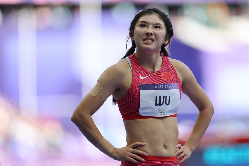 Chinese hurdler Wu Yanni is another sportswoman often called out for her appearance. Like all Chinese athletes, she has to cover her tattoos when she competes. Photo: Xinhua