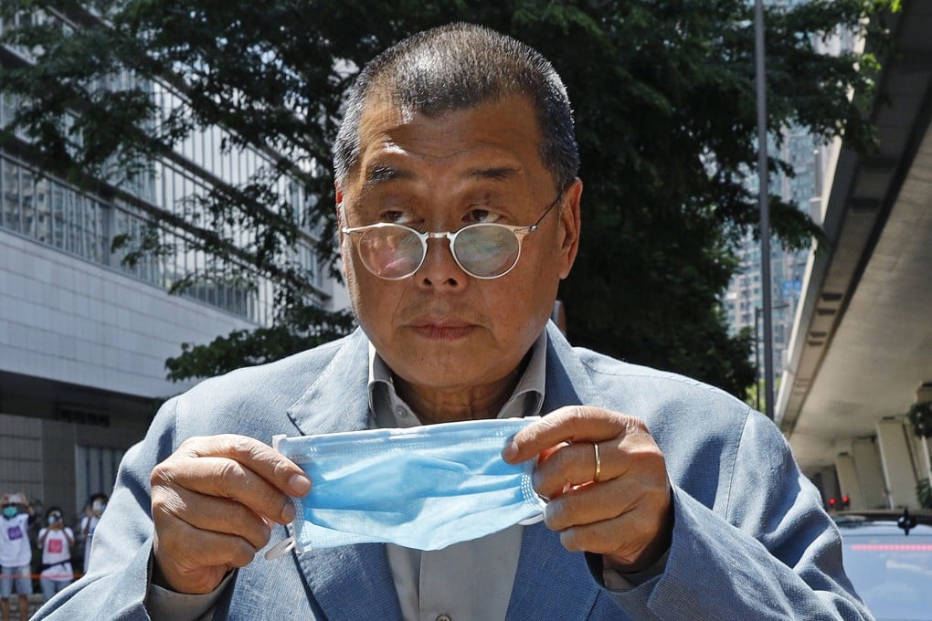 Lai, 77, is standing trial on two conspiracy charges of collusion with foreign forces and a third of conspiracy to print and distribute seditious publications. Photo: AP