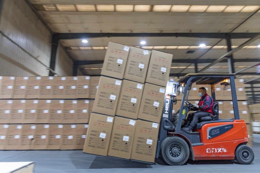 A survey has found that China’s private firms, especially manufacturers and exporters, are bearing the brunt of supply-chain upheavals and decoupling trends. Photo: Xinhua