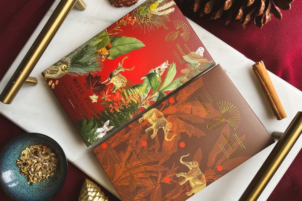 A festive gift set by Hong Kong-based chocolatier Conspiracy Chocolate. Photo: Conspiracy Chocolate