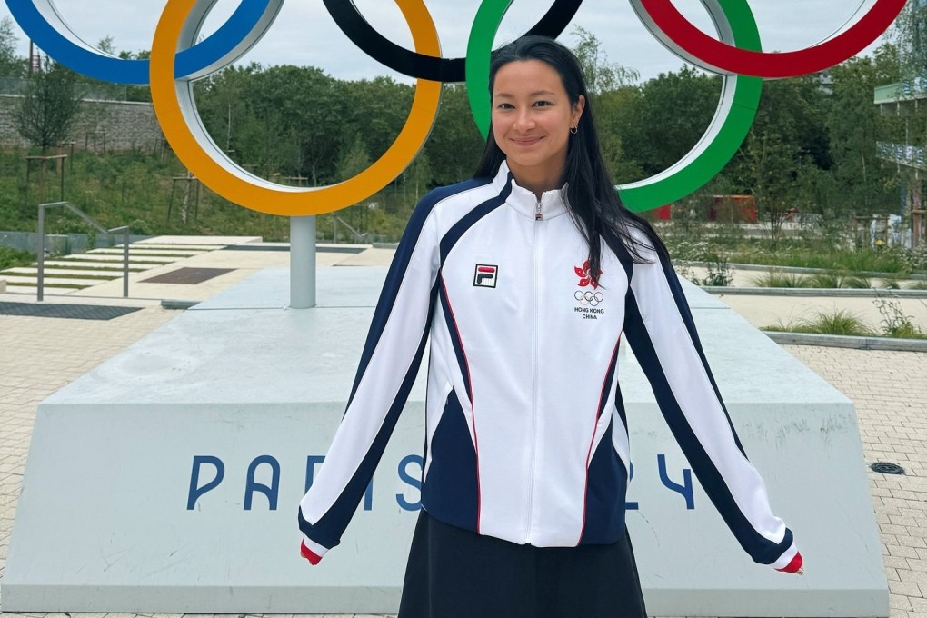 Hong Kong swimmer Camille Cheng poses for a photo ahead of this year’s Summer Olympic Games in Paris. Photo: instagram.com/camillelcheng
