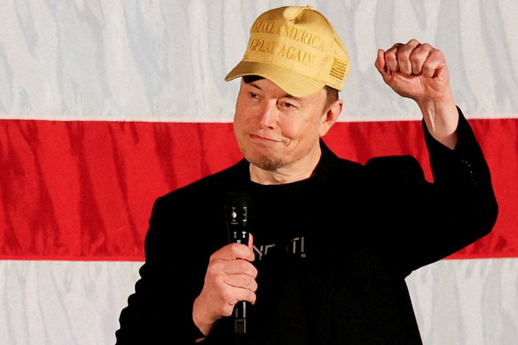 Elon Musk gestures as he speaks about voting during an America PAC Town Hall in Folsom, Pennsylvania, US on, October 17. Photo: Reuters