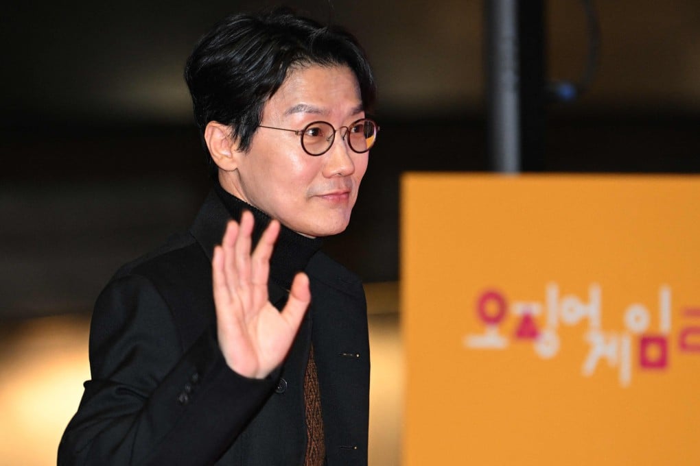 South Korean director Hwang Dong-hyuk attends the global premiere of Squid Game’s second season in Seoul on Monday. Photo: AFP