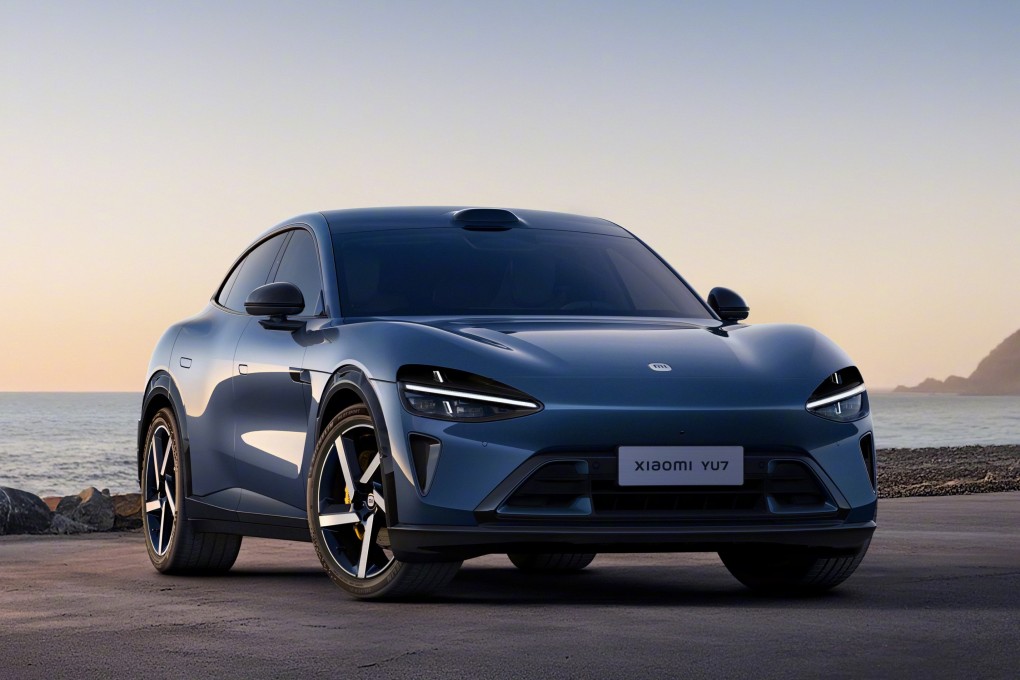 The YU7 electric sports utility vehicle from Xiaomi is expected to be launched in June or July next year. Photo: Xiaomi