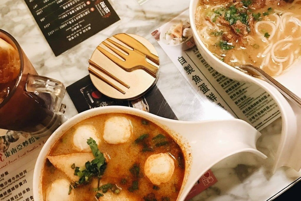 Bowls of noodles at Tsui Wah in Hong Kong. After closing its Central flagship in 2020, followed by a string of other branches, the beleaguered chain is hoping for a triumphant return. Photo: Charmaine Mok