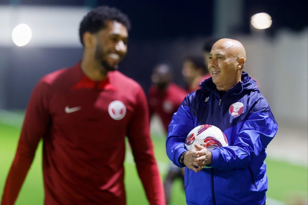 Spanish coach Marquez Lopez took Qatar to their second Asian Cup in a row after replacing Carlos Queiroz, but his team have slipped to fourth in their qualifying group for the 2026 World Cup. Photo: AFP