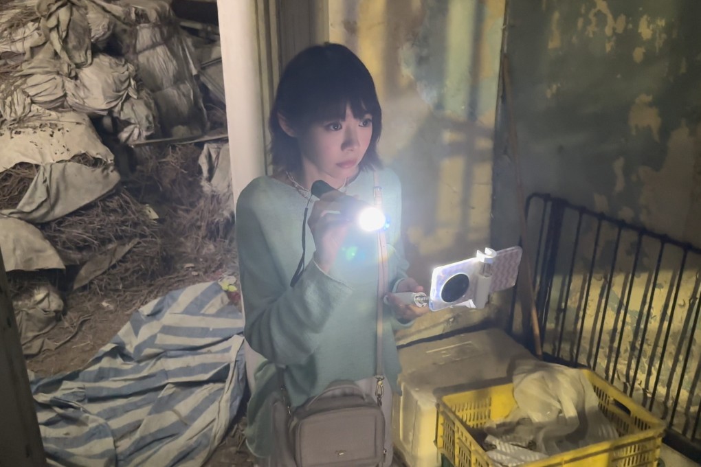 Lin Min-chen in a still from Haunting Call (category IIB; Cantonese), co-starring Jessica Chan and directed by Danny Pang.