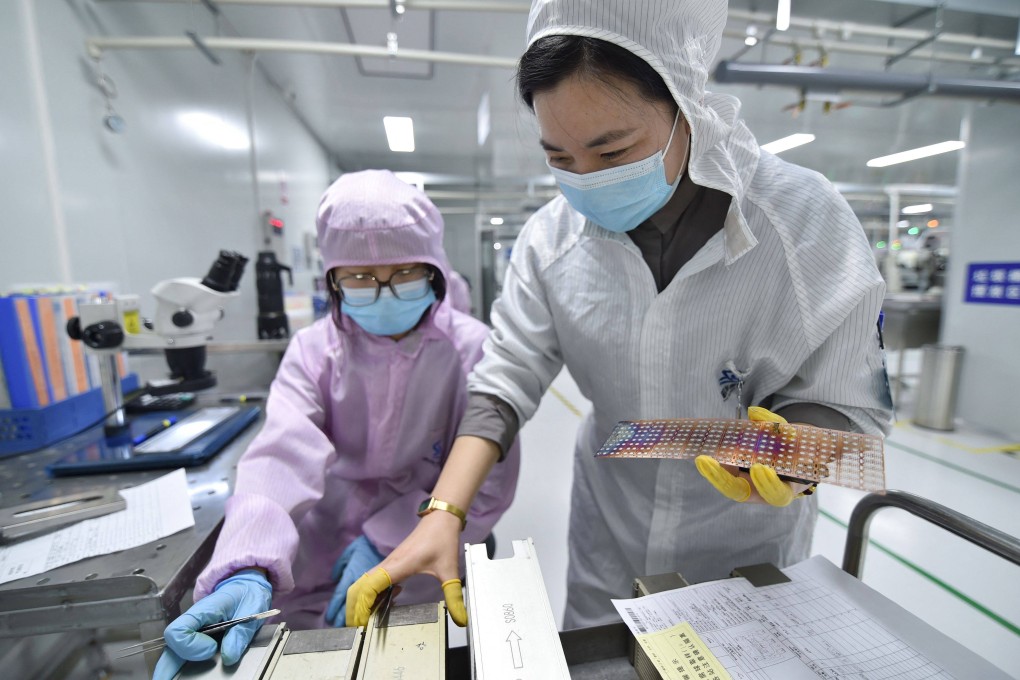 China’s exports of semiconductors have bucked overall trends and made sizeable gains in 2024. Photo: AFP