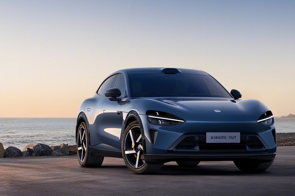 The YU7 electric sports utility vehicle from Xiaomi is expected to be launched in June or July next year. Photo: Xiaomi