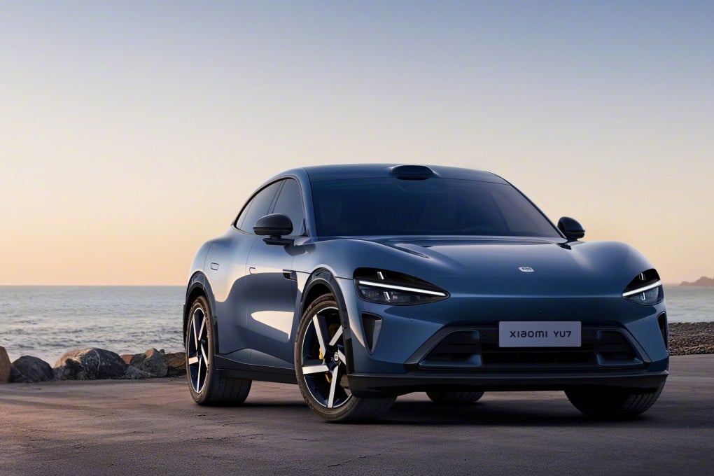 The YU7 electric sports utility vehicle from Xiaomi is expected to be launched in June or July next year. Photo: Xiaomi