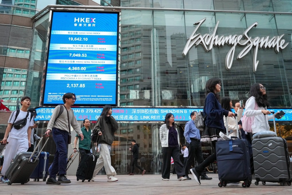 People passed through Exchange Square in Hong Kong. Photo: May Tse
