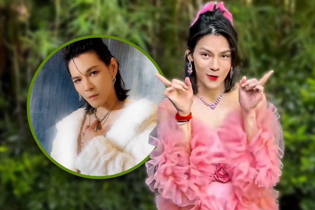 This Hong Kong model and KOL, famous in drag, managed to generate US$7 million in online sales in two days. Photo: SCMP composite/Douyin