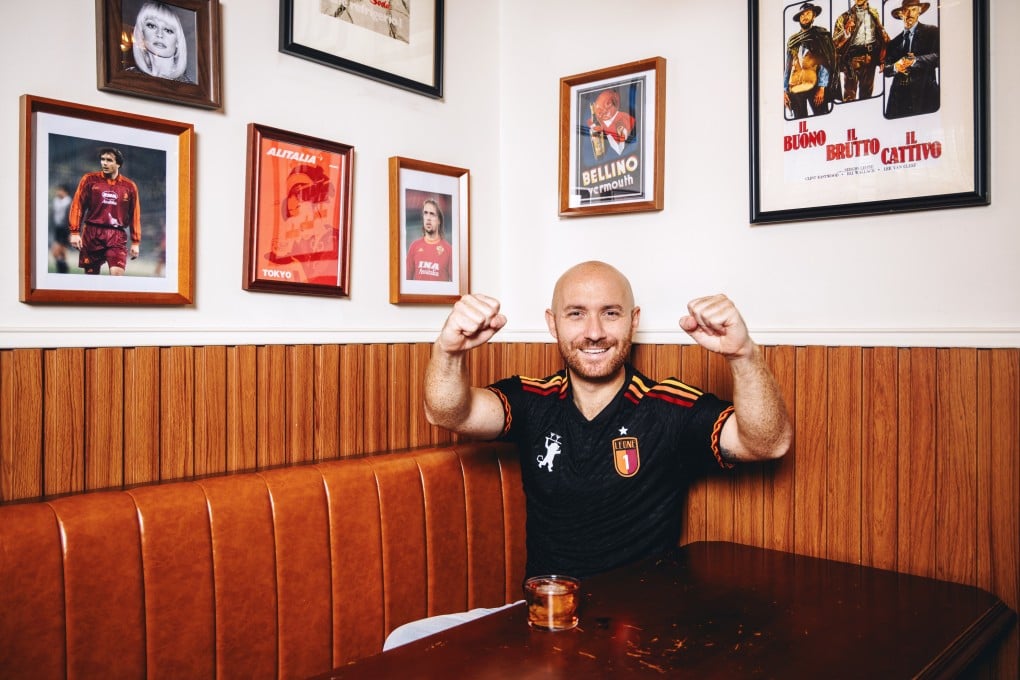 Bar Leone co-founder, Lorenzo Antinori poses i a corner booth at Bar Leone. Photo: Jocelyn Tam