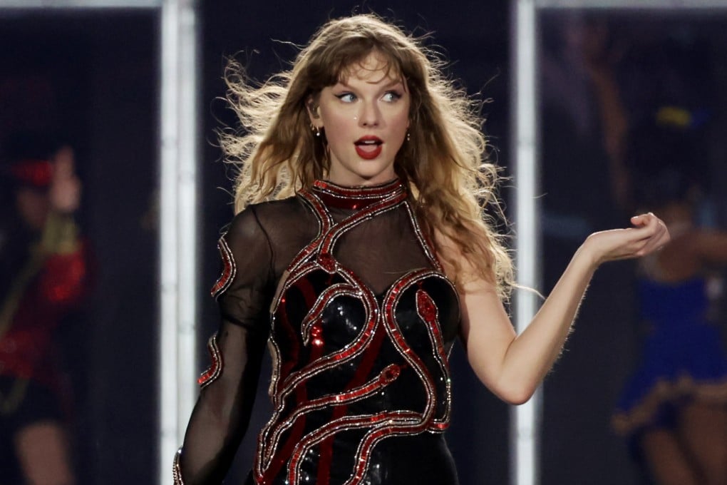 Taylor Swift during a concert in Singapore as part of The Eras Tour. The singer is among a number of celebrities born in the Year of the Snake. Photo: Getty Images