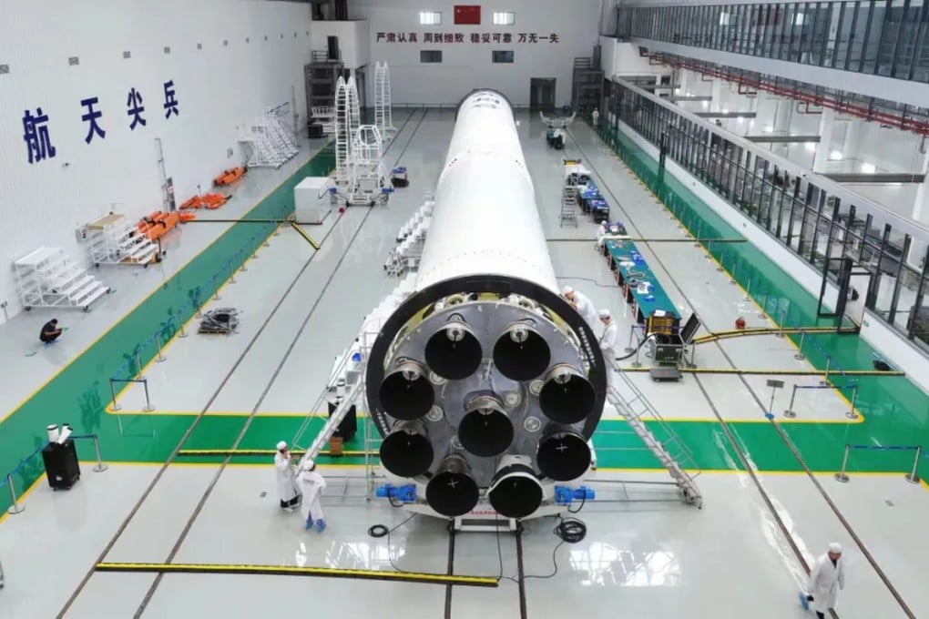 China’s Tianlong-3 reusable rocket is similar in design and performance to SpaceX’s Falcon 9 rocket. Photo: Weibo