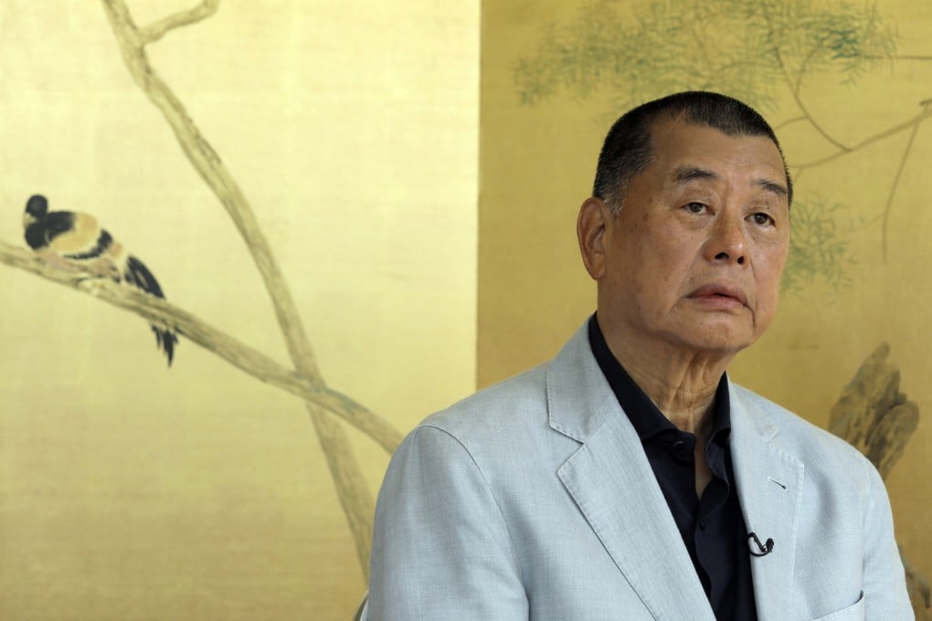 Jimmy Lai’s oral testimony at West Kowloon Court resumed for a 16th day on Thursday, as he explained comments he made on Twitter after Beijing’s imposition of the national security law in June, 2020. Photo: AP
