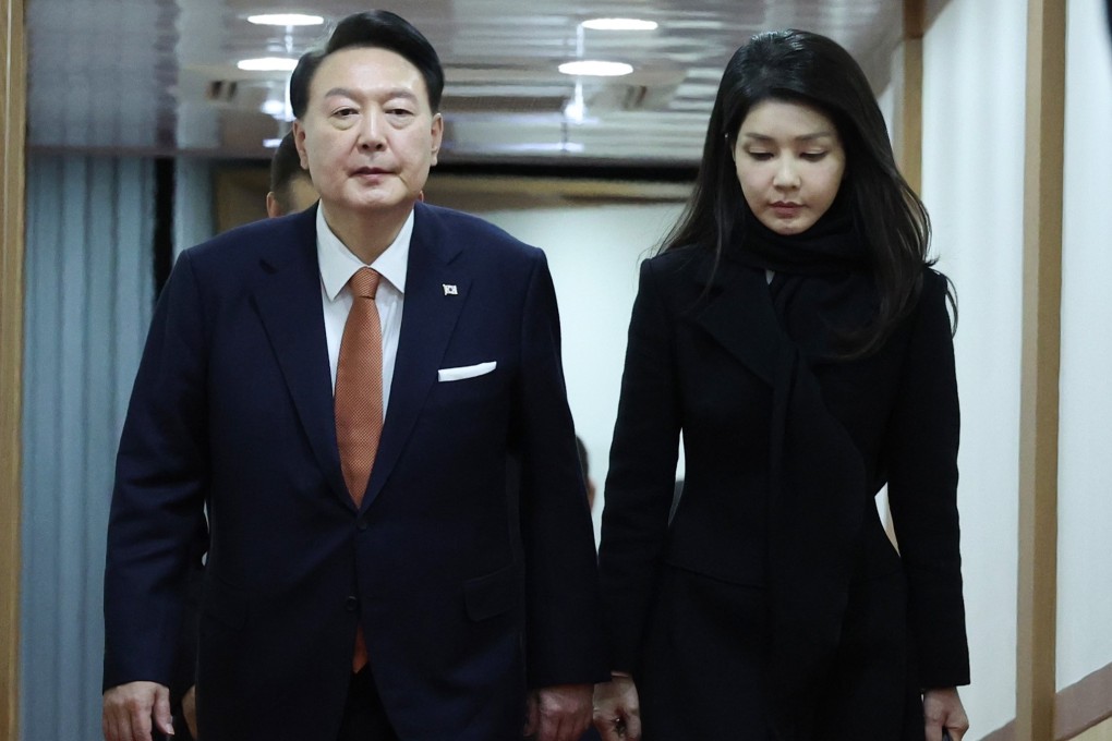 South Korean President Yoon Suk-yeol and his wife Kim Keon-hee. Photo: EPA-EFE/Yonhap