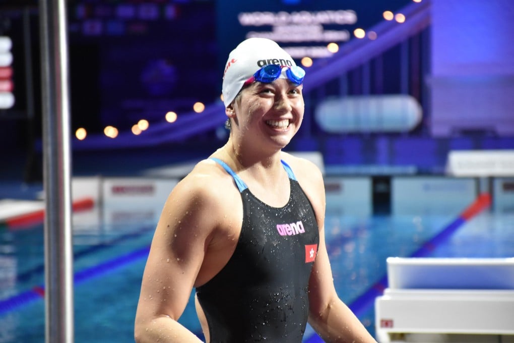 Siobhan Haughey finished fourth in the final of the women’s 100m freestyle at the World Aquatics Swimming Championships in Budapest. Photo: Hong Kong China Swimming Association