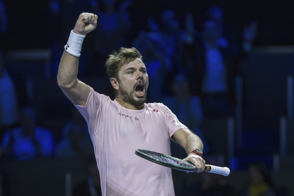 Switzerland’s Stan Wawrinka, seen here at the Swiss Indoors tournament in October, won the first of his three grand slam titles at Melbourne Park in 2014. Photo: AP