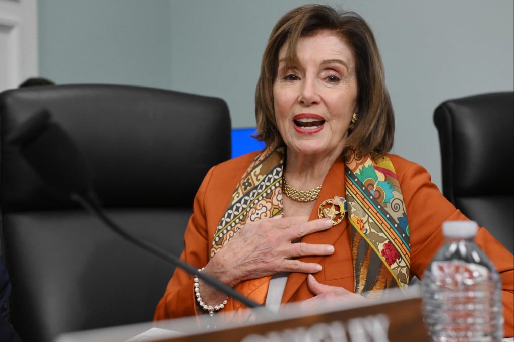 US congresswoman Nancy Pelosi speaks during a hearing in Washington in November. Photo: AFP