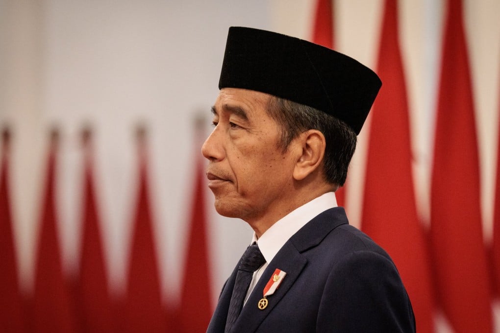 Indonesia’s then-president Joko Widodo attends the inauguration of deputy ministers in Jakarta in July. Photo: AFP