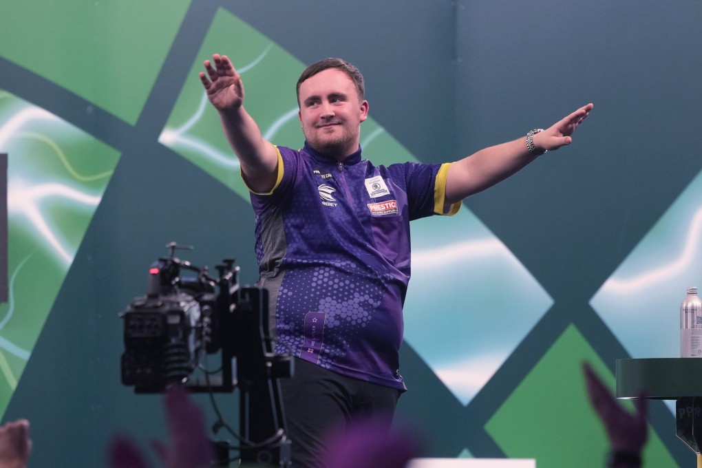 Luke Littler grabbed the attention of Britain and beyond by making an unlikely run to the final in his first world championship. Photo: AP