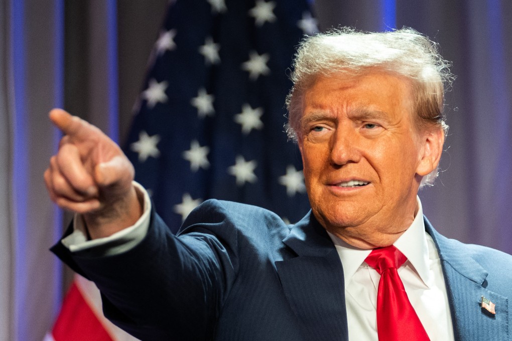 US president-elect Donald Trump gestures while speaking during a meeting with House Republicans in Washington in November. Photo: TNS