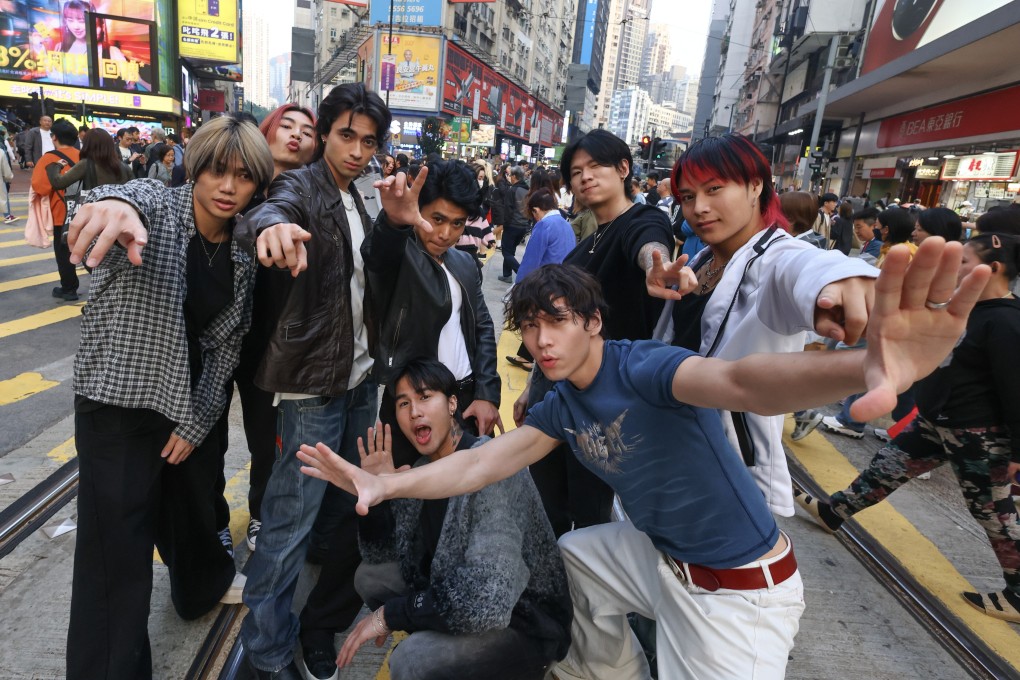 North Star Boys, an Asian-American boy band that have gone viral on social media, in Causeway Bay, Hong Kong. Photo: Dickson Lee