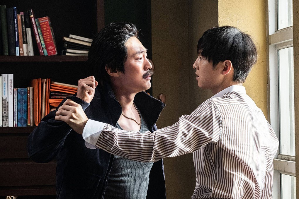 Lee Hee-joon (left) and Song Joong-ki in a still from Bogota: City of the Lost, one of two big domestic productions distributors hope will draw South Koreans back to cinemas. Photo: Plus M Entertainment and Watermelon Pictures