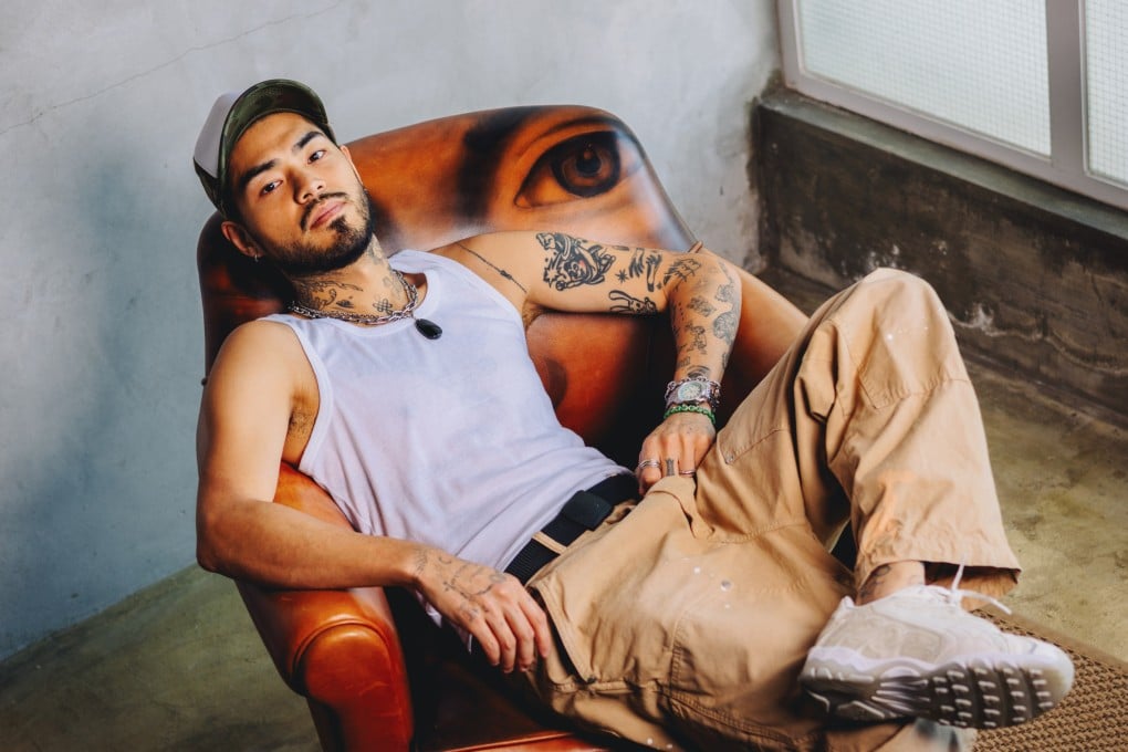 Tattoo artist Mr. Koo moved from Toronto to Hong Kong this year with a backpack – and is slowly rebuilding himself through art with a mental health focus. Photo: Jocelyn Tam