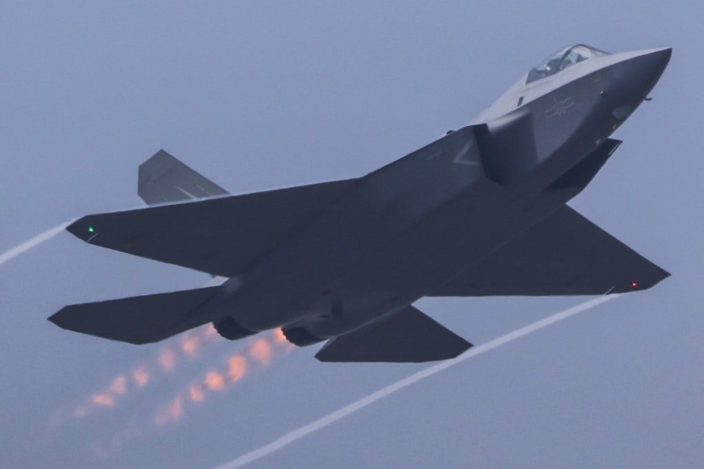 The J-35A stealth fighter jet is headed for duty on China’s aircraft carriers. Photo: Xinhua