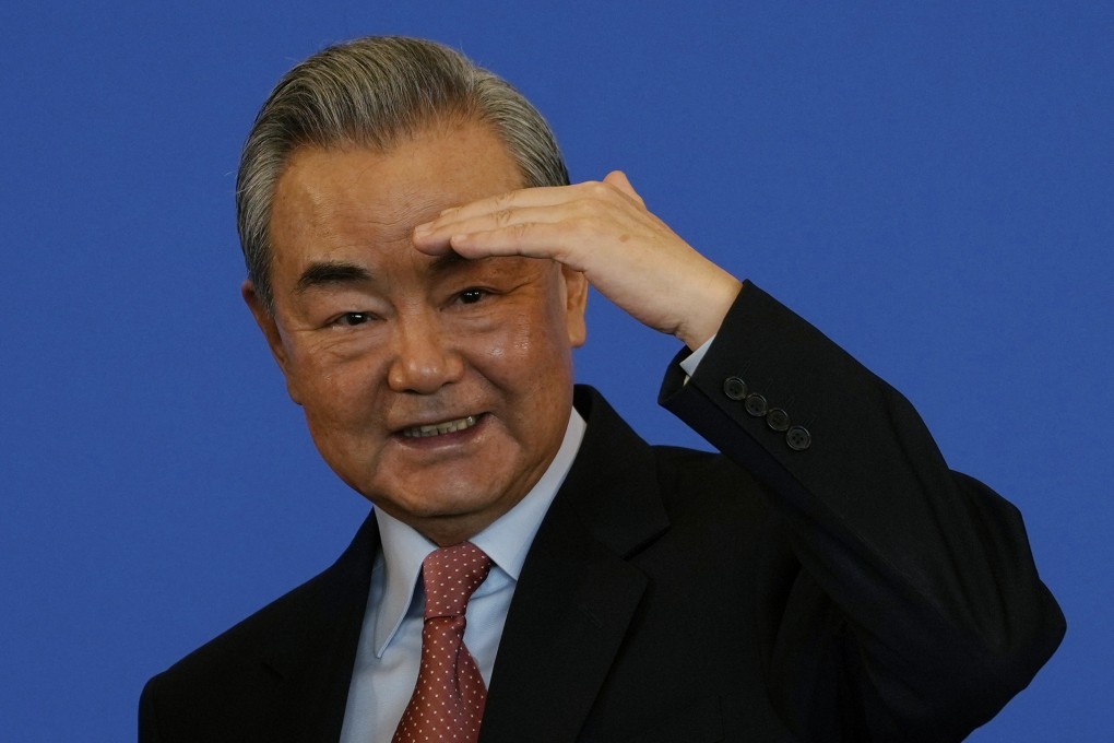 Chinese Foreign Minister Wang Yi gave the keynote speech at the Symposium on the International Situation and China’s Foreign Relations in Beijing on Tuesday. Photo: AP