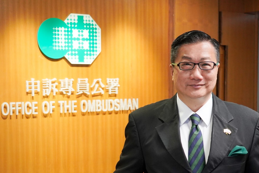 The Ombudsman, Jack Chan, is seen at his office in July. Photo: ISD