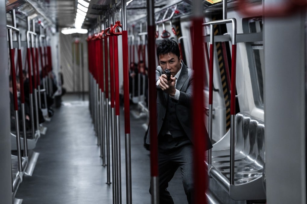 Donnie Yen in a still from The Prosecutor (category IIB, Cantonese), directed by Donnie Yen. Julian Cheung and Michael Hui co-star.
