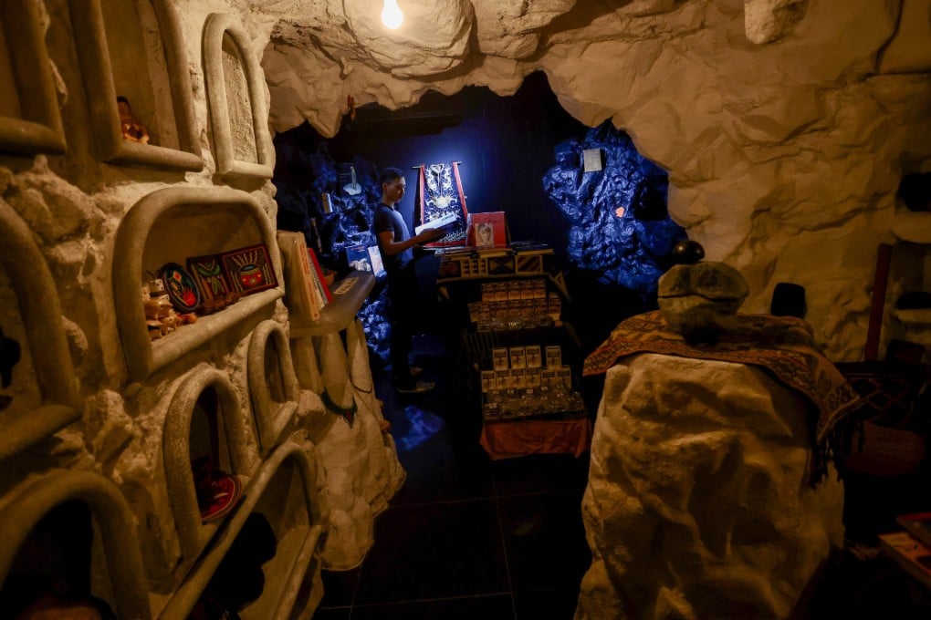 “The Cave of Forgotten Dreams” exhibition at Juen Juen Gung in San Po Kong, Hong Kong, showcases a range of items about prehistoric cultures and ancient civilisations. Photo: Jonathan Wong