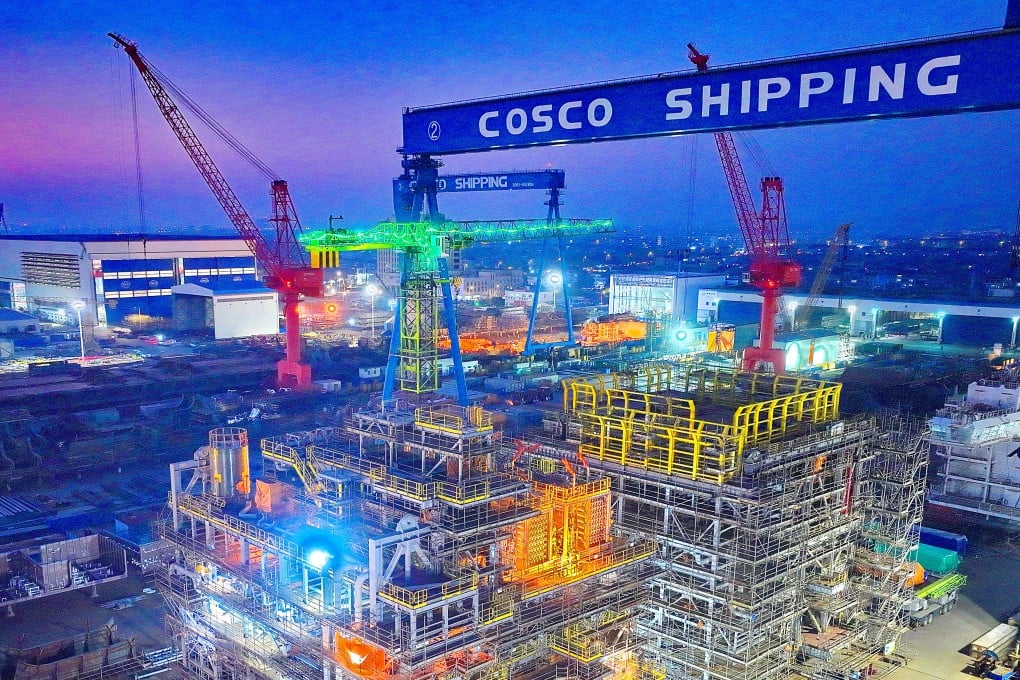 Chinese shipyards such as this one in the eastern city of Qidong dominate the global industry. Photo: Feature China/Future Publishing