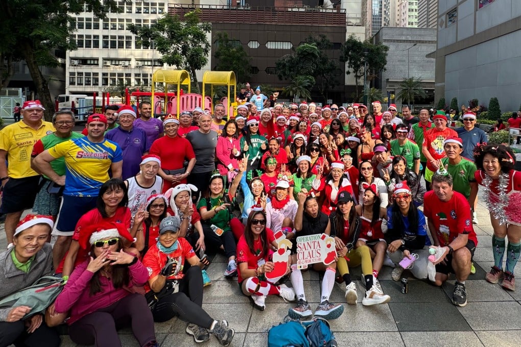 This year’s Santa Hash was more lively and energetic than last year’s event, according to organiser Mark Hope. Photo: Jay Ganglani