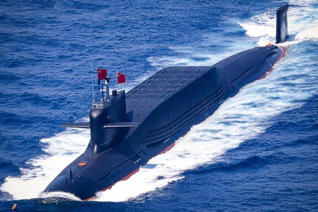 An undated image of a PLA Type 094 strategic nuclear-powered ballistic missile submarine. Photo: Handout