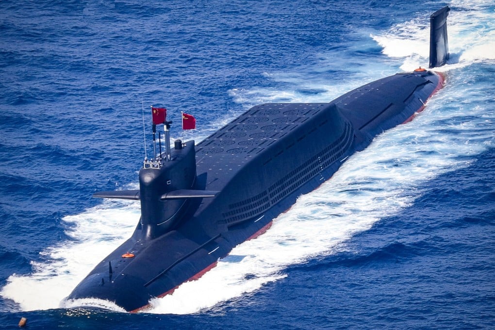 An undated image of a PLA Type 094 strategic nuclear-powered ballistic missile submarine. Photo: Handout