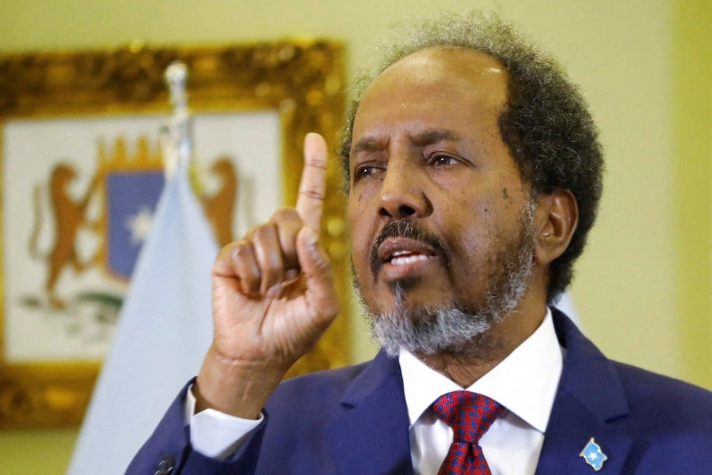 Somalia’s President Hassan Sheikh Mohamud has been reassured by China’s special envoy for the Horn of Africa Xue Bing of China’s support. Photo: Reuters